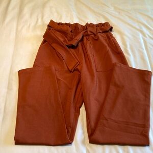Burnt orange light weight dress pants